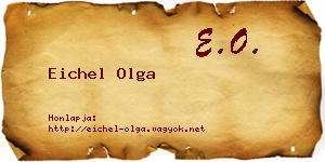 Eichel Olga névjegykártya